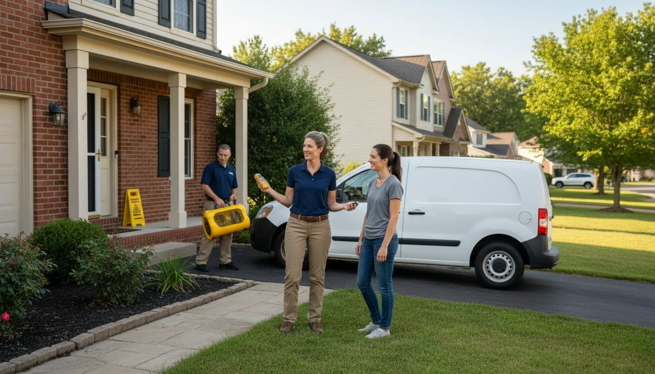 Residential water damage restoration in Sweet Home, OR